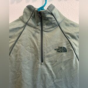 The North Face Sage Green Half-Zip Pullover